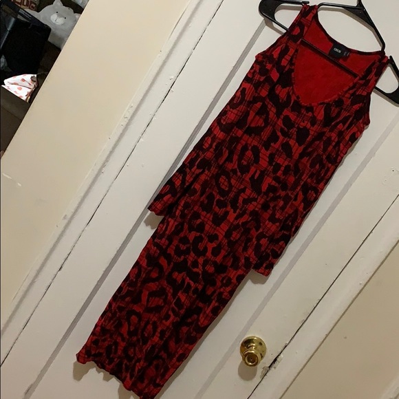 Black and red leopard dress ASOS - Picture 2 of 3